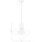 Z-Lite Parsons 4 Light Chandelier, Matte Black & Clear 477-4MB-BN - alternate 8